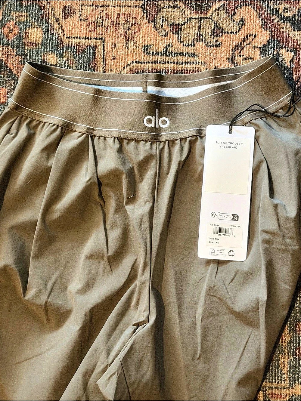 alo Accolade Trouser Brown Size XXS REGULAR NWT
